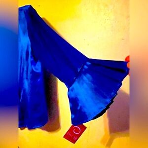 Oscar de la Renta 100% Silk NEW W/TAG Royal Blue Blouse, 16. see photos & d…